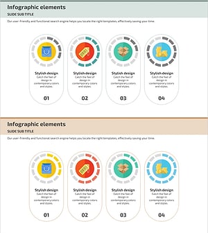 인터넷 쇼핑 개발 현황 다이어그램 – 현대적 디자인
