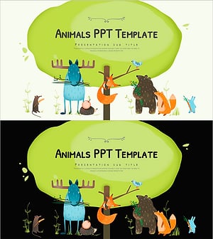 Animals Forest Template Main Cover