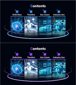 Table of Contents: Scientific Advancements and Cutting-Edge Technologies Slide