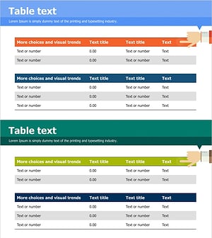 Financial Indicators and Profit and Loss Statements Slide – Visualized in Blue and Green