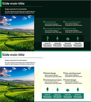 PowerPoint Slide for Types of Trees