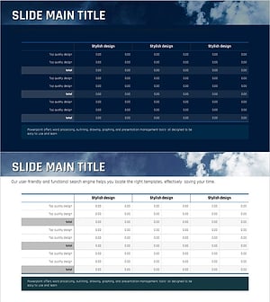 바다 등대 주요 재무 지표 테이블