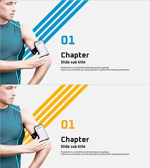 스포츠맨 챕터 – 활동적인 비즈니스 프레젠테이션