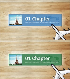 Travel Wide Template – Stylish Section Slide