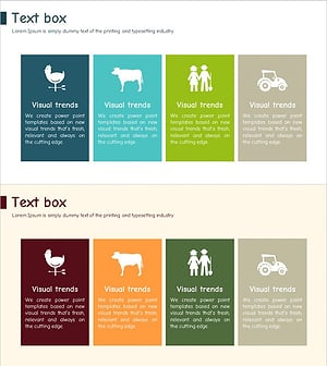 농장 향후 발전방향 아이콘 블루 그린