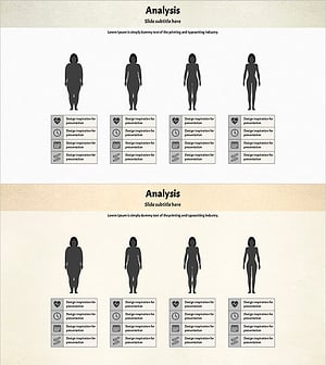 체지방 유형 분석 슬라이드 – 클러스터 다이어그램