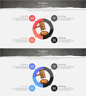 법적 소송 다이어그램 – 법률 과정을 시각적으로 표현