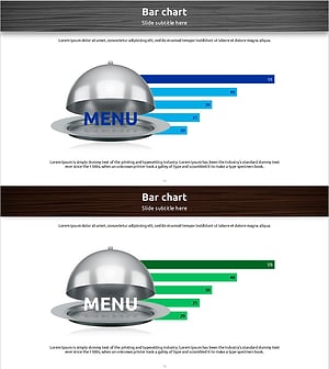 가로 막대 그래프로 선호 메뉴 실태 조사 시각화
