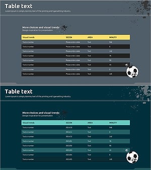 Football Result Table – Sports Data Visualization