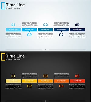 Eco-Friendly Company History Blue Yellow – Business Strategy