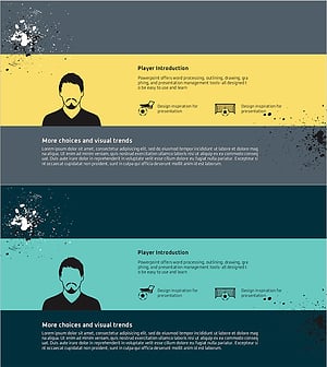 플레이어 소개 슬라이드 – 팀 문화와 성과 강조