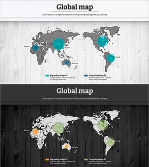 글로벌 맵과 분포도 – 시장 이해를 위한 프레젠테이션