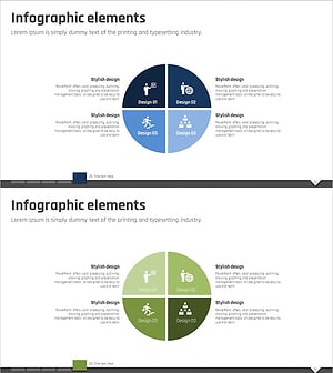 사업목표 아이콘 다이어그램 – 비즈니스 비전을 전달하는 효과적인 도구