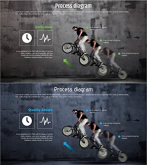 익스트림 스포츠 점핑 다이어그램 – 활동적인 흐름과 구조