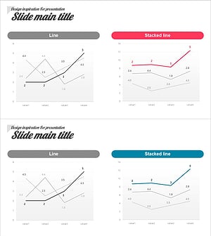 라인 차트를 활용한 데이터 시각화 발표 슬라이드