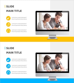 새학기 프로그램 소개를 위한 다채로운 슬라이드 디자인