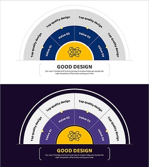 과학기술 체계를 시각화한 클러스터 다이어그램 슬라이드