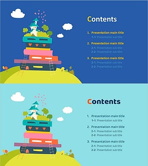 Minimal Design Content Slide Template