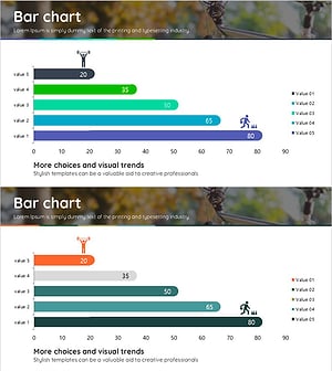 스포츠 분석 막대 차트 – 성과 모니터링이 쉬운 옵션