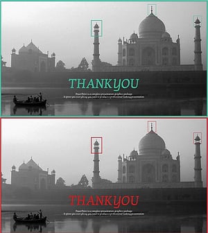 인도 와이드 템플릿_엔딩 페이지 – 감사는 성공의 시작입니다