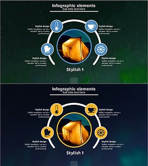 캠핑 아이콘 설비투자계획 다이어그램