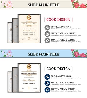 Outstanding Papers and Awards PowerPoint Slide – Focus on Achievements