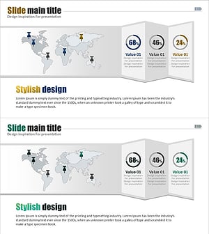 진행률 도넛 차트 – 시장 분석을 위한 시각적 자료