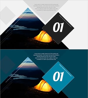 섹션 전환 간지 슬라이드 | 챕터 구분 디자인 PPT