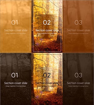 자연 컬러 와이드 간지02 – 따뜻한 감성을 담은 섹션 커버 슬라이드