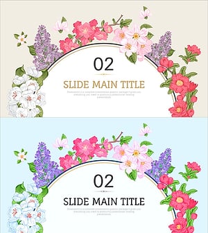 Gorgeous Slide Template with Elegant Style