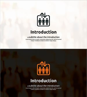 간지 및 소개 슬라이드 – 환영의 메시지