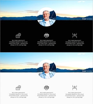 미니멀 디자인의 비즈니스 템플릿 – 혁신과 실용성