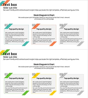 사업 비전 및 전략을 명확히 전달하는 텍스트 박스
