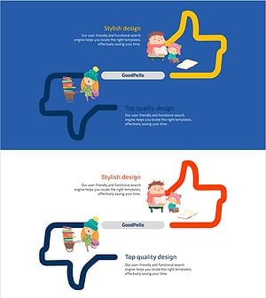풍부한 색감과 친근한 캐릭터로 구성된 슬라이드 템플릿