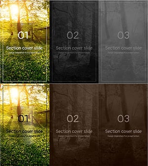 자연 컬러 와이드 간지01 – 섹션 커버 슬라이드