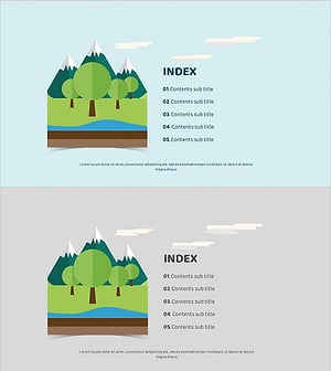 에코 에너지 목차 슬라이드 – 환경 친화적 디자인