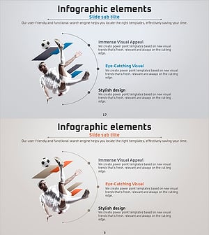축구 기술 전략 슬라이드 – 사업 소개 및 비전