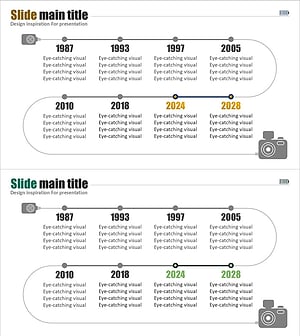 Camera History Timeline Slide – Capturing the Flow of Time
