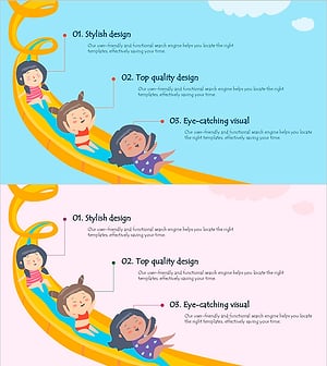 워터슬라이드 연결 다이어그램 – 고객 분석을 위한 시각적 소통 도구