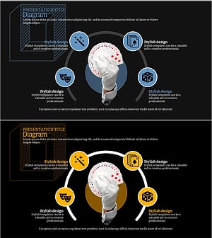 마술 공연 안내 다이어그램 – 흥미롭고 창의적인 비즈니스 안내