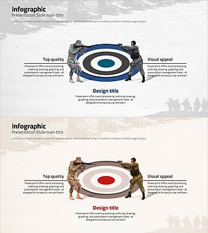 조준 사격 인포그래픽 – 비즈니스 전략과 목표 설정