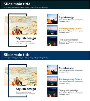 캠핑장 소개 슬라이드 – 모던한 디자인과 어울림