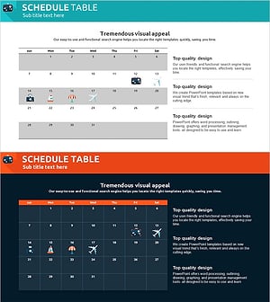세계여행 일정표 슬라이드 – 효과적인 여행 준비