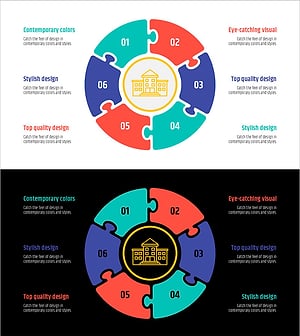 학교 연계 프로그램 체계를 시각화한 슬라이드 – 비즈니스 관리 전략