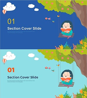 섹션 커버 슬라이드 – 이야기를 담은 예술작품