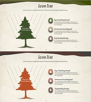 Animal Nature Conservation Business Background and Necessity Icon List