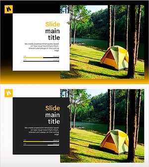 미니멀 디자인의 시각적 데이터 시각화 슬라이드