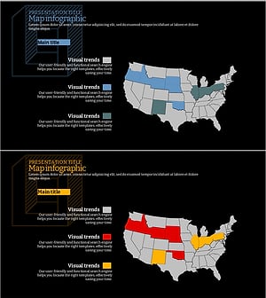 맵 인포그래픽 일러스트로 시장 분석하기 – 기업의 성공 전략