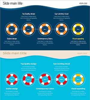 구명 튜브 다이어그램으로 리스크 관리 시각화