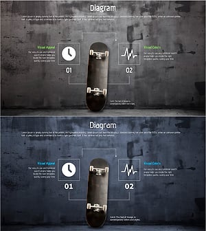 보드와 인포그래픽 슬라이드 – 효율적인 흐름과 직관적 구성